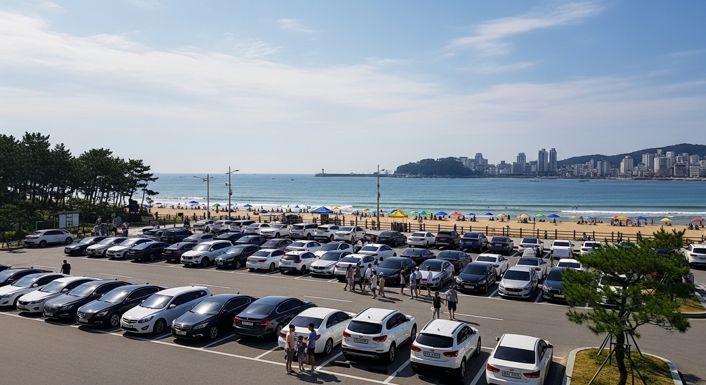 속초 해수욕장 주차요금 비수기 24시간 4000원 성수기 24시간 6000원 제1 2 3 공영주차장 비교