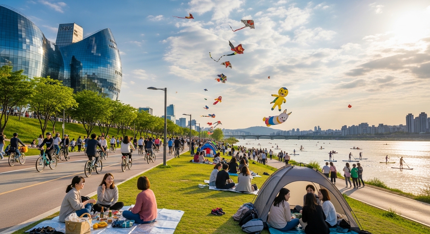 반포 한강공원 주차요금 30분 1000원 10분당 200원 1일 최대 10000원 주차장 3곳 임시주차장 달빛무지개분수 4~10월 운영 고속터미널역 도보 15분