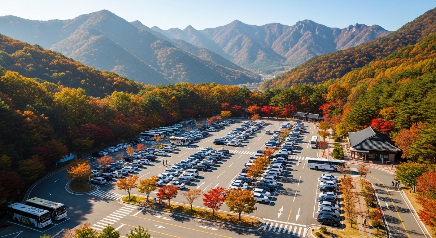계룡산 동학사 벚꽃축제 주차 4월 왕벚나무 4.5km 주차 꿀팁
