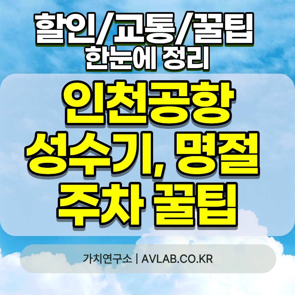인천공항 명절 성수기 주차 2026 설 추석 여름 휴가 만차 예약 시기 대처법 총정리