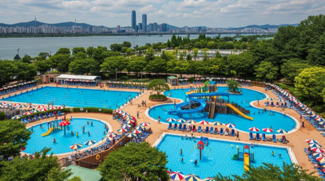 2026 한강 수영장 총정리 뚝섬 여의도 잠원 난지 입장료 성인 5000원 물놀이장 3000원 개장일 6월 20일 8월 31일 주차요금 비교