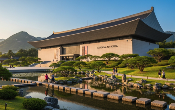 국립중앙박물관 주차요금 30분 900원 10분당 300원 1일 최대 18000원 2025년 9월 인상 장애인 면제 경차 즉시 감면 상설전시 무료 이촌역 도보 5분