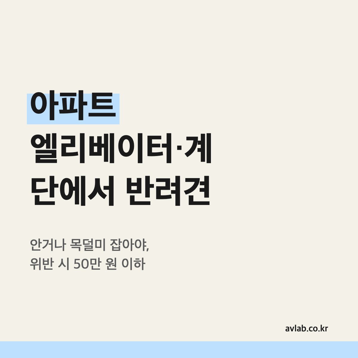 아파트 엘리베이터·계단에서 반려견