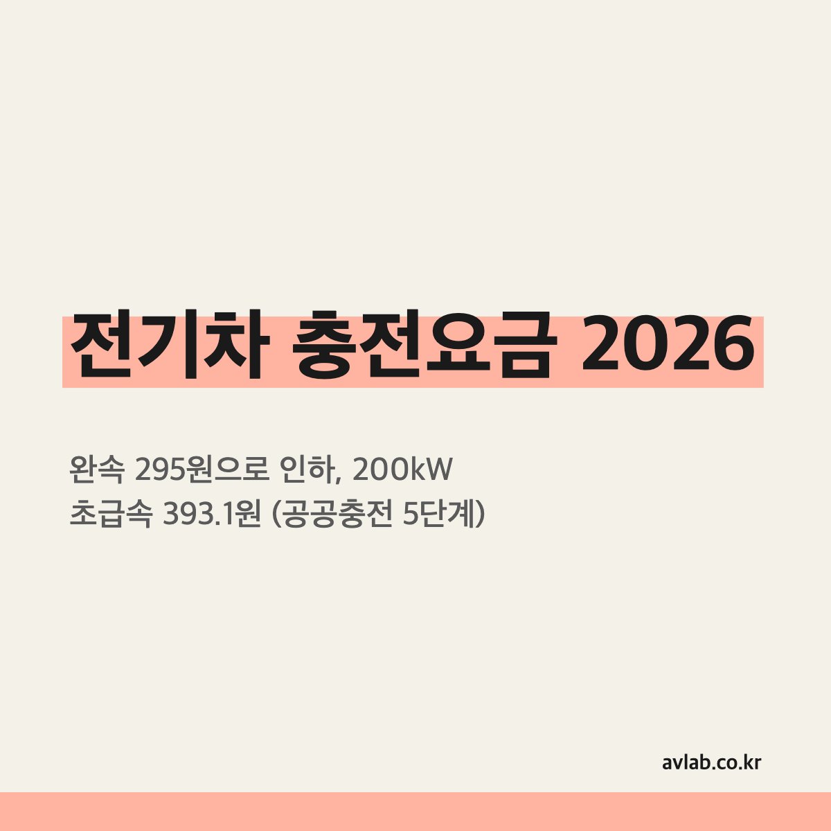 전기차 충전요금 2026